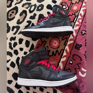Air Jordan 1 high OG, black gym red